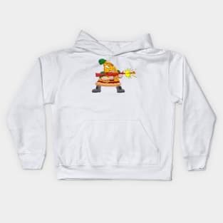 Private Pizza Food Fighters Kids Hoodie